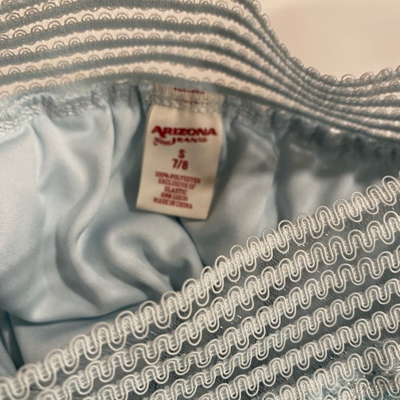 ARIZONA JEANS CO Fully Lined Tulle Maxi Shimmery Sequins Blue Silver TuTu Skirt - Picture 10 of 10